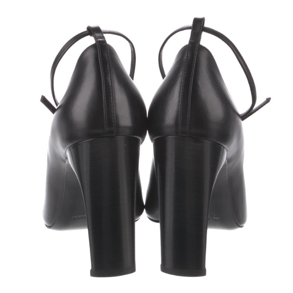 Jil Sander | SSENSE Exclusive Black Ankle Strap Leather Pumps - Size IT 40 - Picture 4 of 9